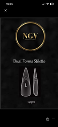 Dual form stiletto 0mm