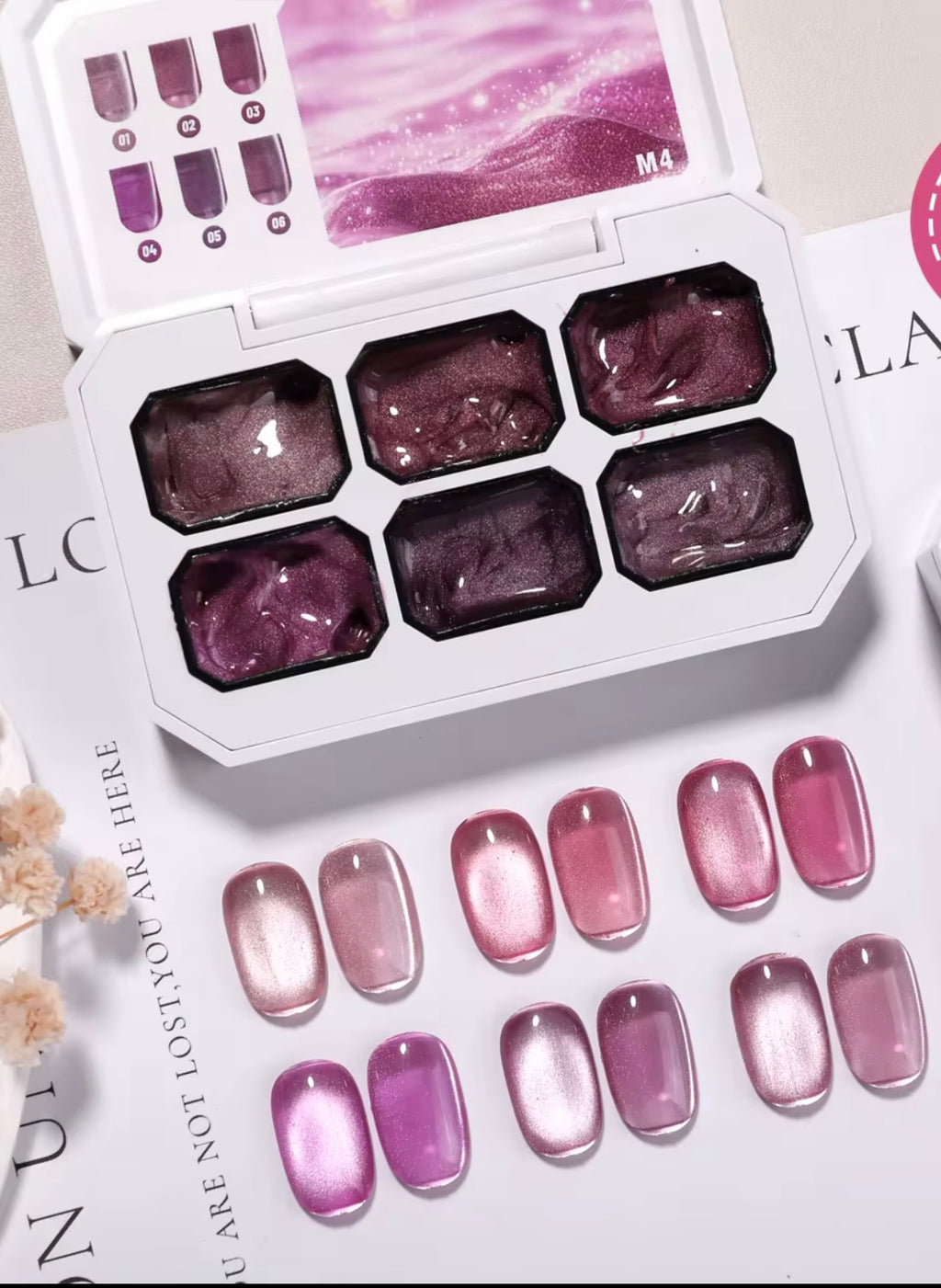 Cat Eye palett “rose”