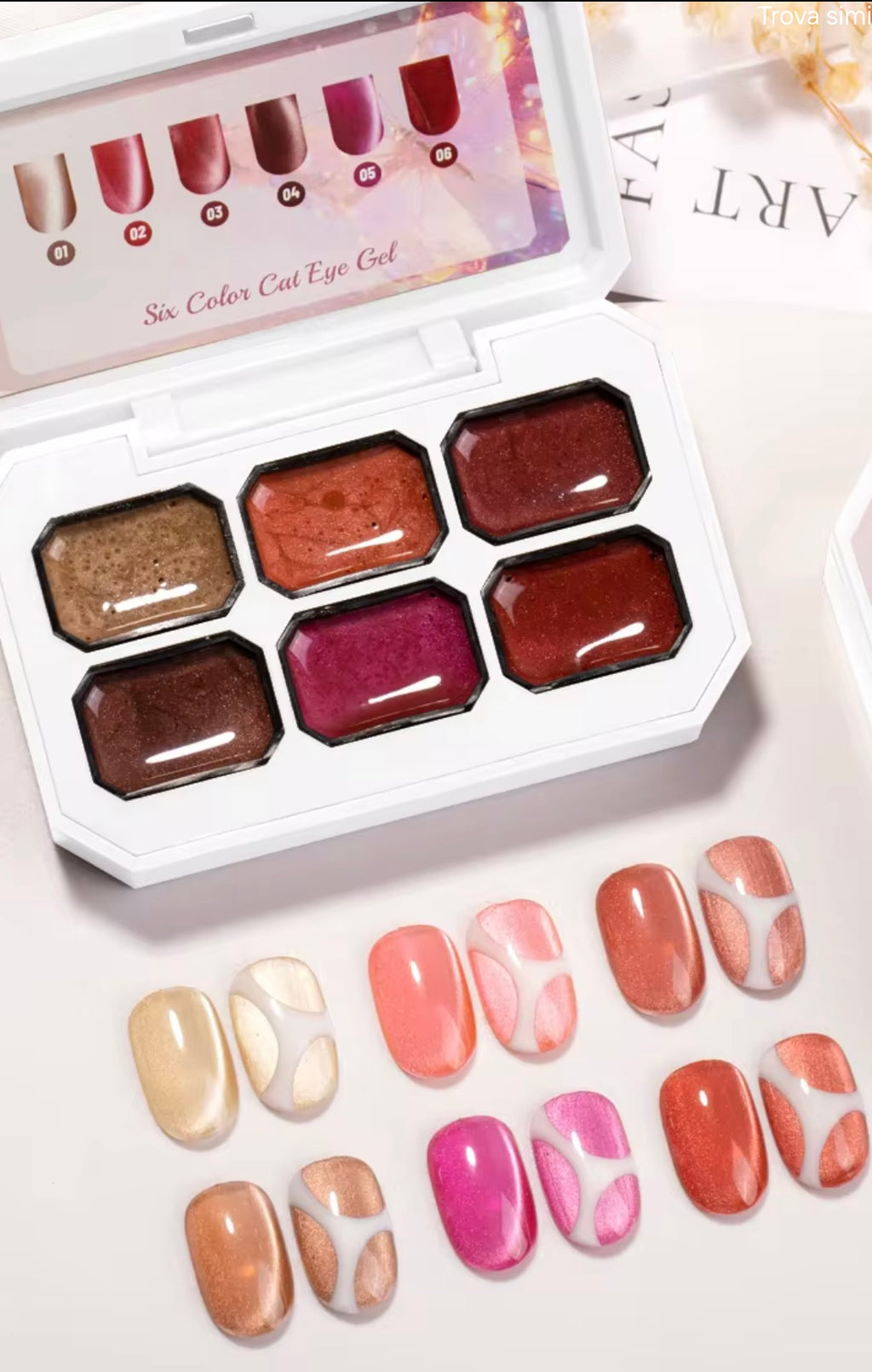 Palette Cat eye 6 colori