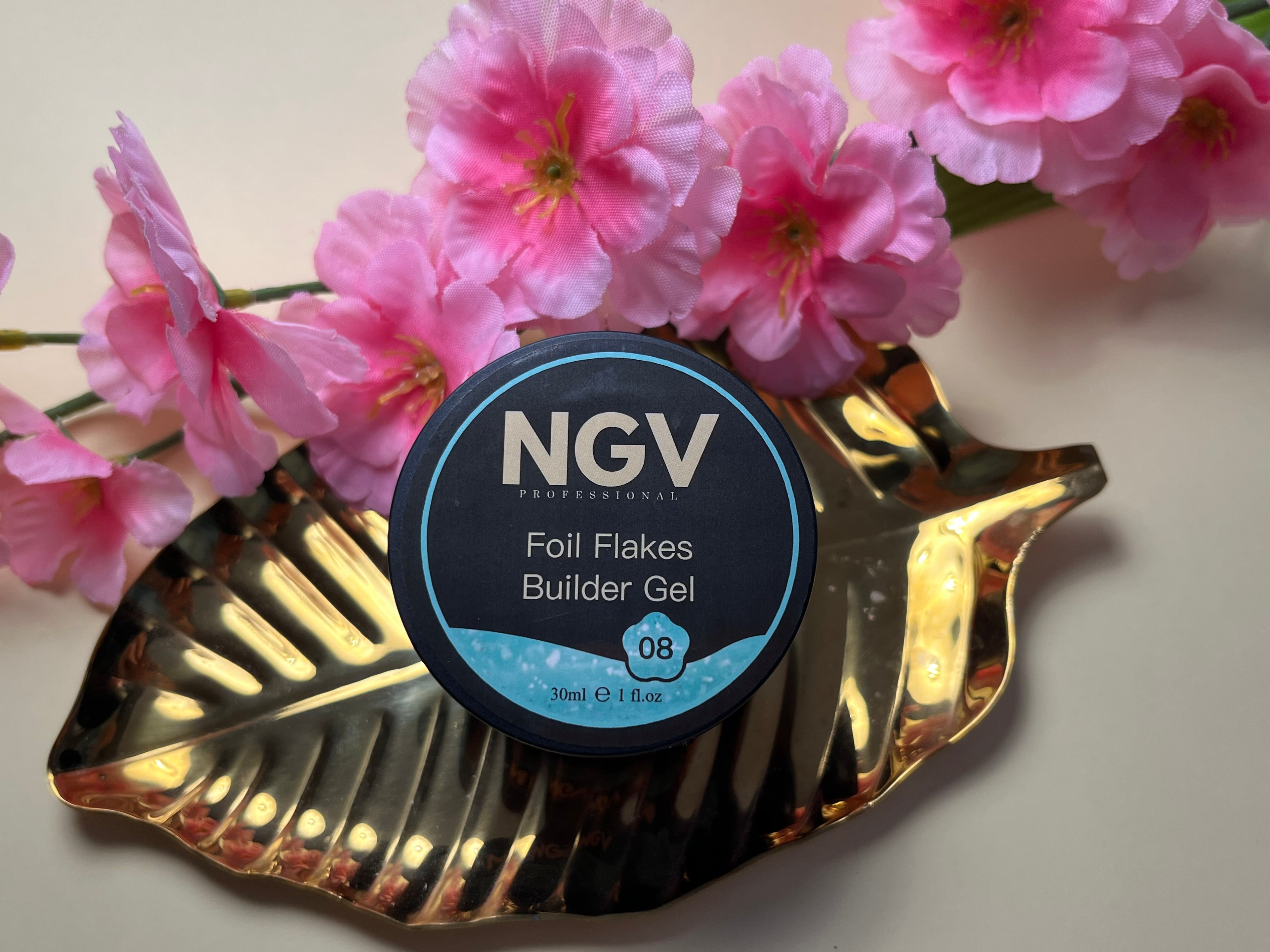 Builder gel “foil flakes” 30g